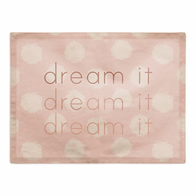 Napperon en coton 14 "Dream It