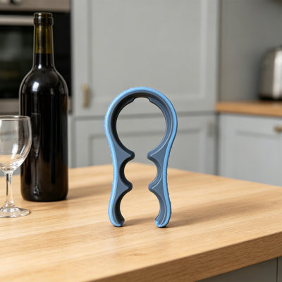 Water Bottle 3 In 1 Multifunctional Plastic Bottle Opener Secure Cap Twisters Tool For Kitchen Home Jar Lid Helper