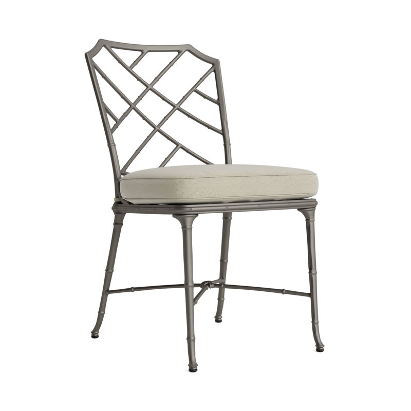 Calcutta Outdoor Dining Side Chair, Mica, Fusion Moccasian, Brown