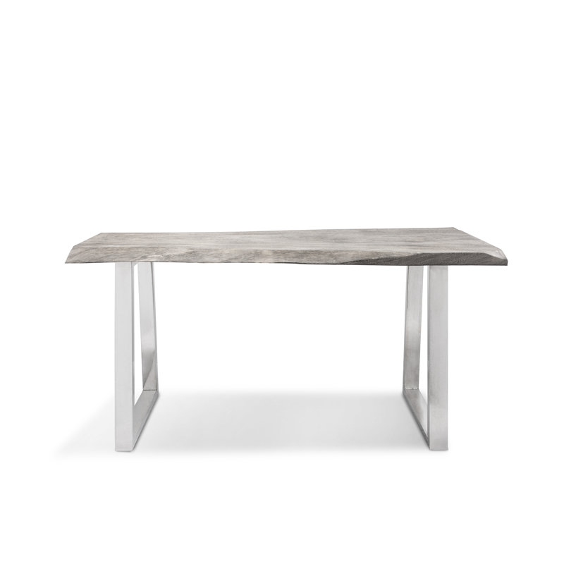 56'' Solid Wood Top Console Table