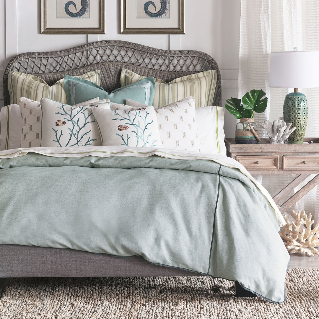 Laurel Modern & Contemporary Cotton Blend Comforter Thom Filicia Home Collection by Eastern Accents