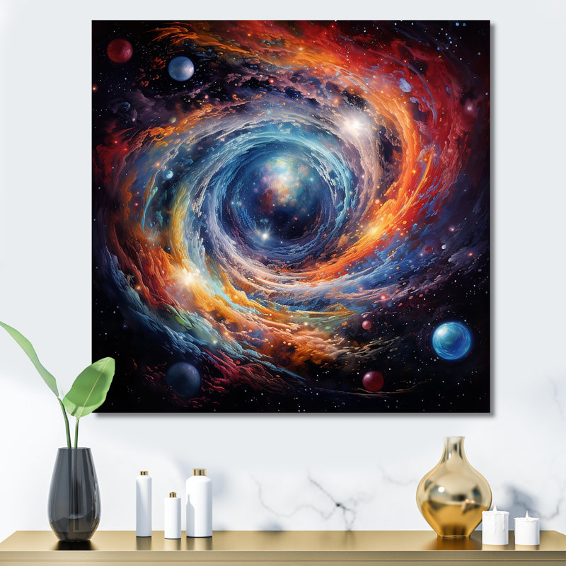 Heavenly Space Astrology - Astrology, art mural, Toile tendue, H 16 po x l 16 po x P 1 po