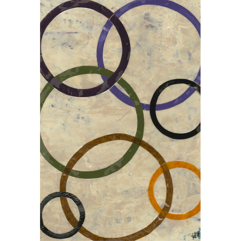 Round-N-Round II by Natalie Avondet - Wrapped Canvas Print, 46cm H x 30cm W x 3.8cm D