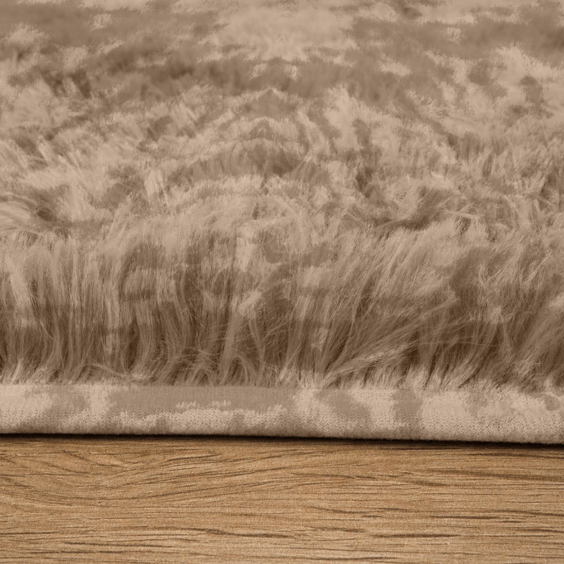 Aajon Solid Colour Shag Area Rug, Rectangle 200 x 290cm
