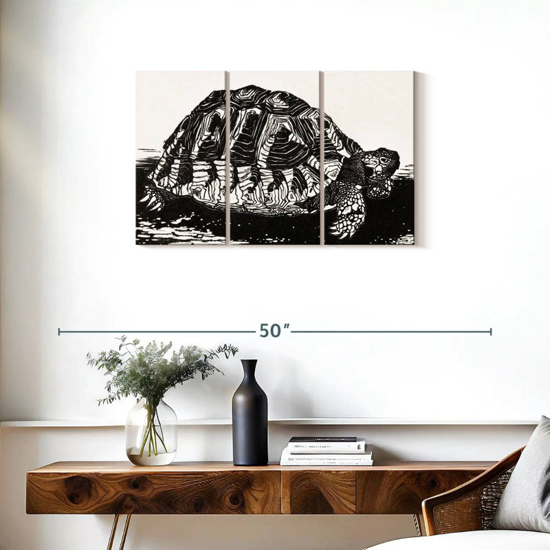 Brampt The Turtle, 20" H x 33" W