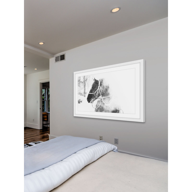 « cold respir », reproduction de photo sur papier encadrée, H 12 po x l 18 po x P 1,5 po