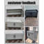 Banc de rangement moderne pour chaussures en alliage d'aluminium-342515272