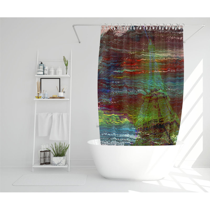 Dilmore Polyester Shower Curtain Set