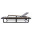 Chaise longue ajustable 5 positions avec accoudoirs en bois d'acacia Orlenae Modern Coastal-129346610