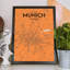 Munich City Map - No Frame Print-1428452567