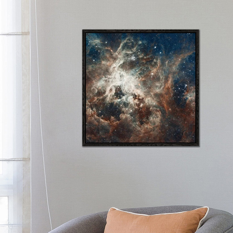 Prolific Star-Forming Region, 30 Doradus (Tarantula Nebula) (Hubble Space Telescope 22nd Anniversary Image) by NASA - Print on Canvas
