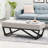 Modern Button Waffle Stitch In Grey Fabric, , 48.15"w X 17.76"d 16.09"h Contemporary Bench Top, Design,