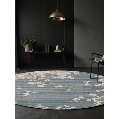 Tapis gris soyeux et moelleux