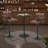 3 Piece Height-adjustable Pub Table And  Bar Stool Dining Set-116592375