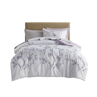 Ensemble d'édredon à motif floral Kate
