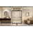 56-60 " X 72" Tempered Glass With Explosion Proof Film, Aluminum Frame Double Sliding Shower Door, "1/4 (6 Mm), Stainless Steel Handle-116077690