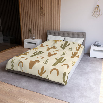 Microfiber Duvet Cover Boho Style, Design 22
