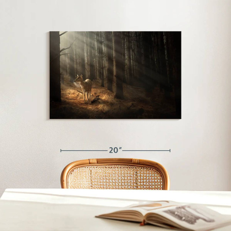 Brampt Forest Deer, 16" H x 24" W