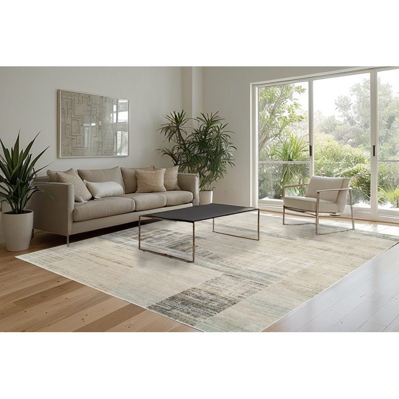 ANNALISE 7.10X10.6 7606-899 BEIGE/GREY/MULTI, Rectangle 7'10" x 10'6"