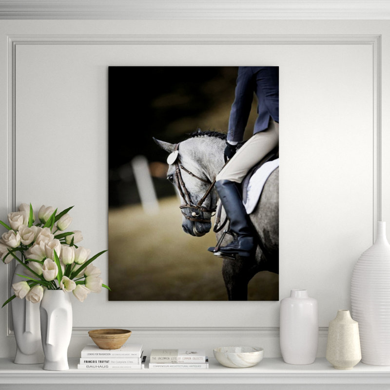 Equestrian Club II Print by Sofia Fox, 38" H x 24" W x 1.5 "D, Matte