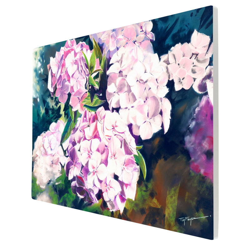 T.FISHER Traditional Plants & Flowers Wall Decor on Ceramic