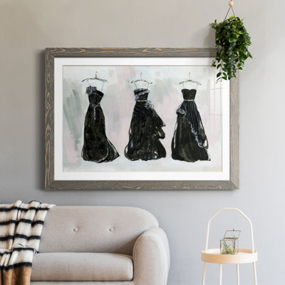 Noir et bling I - peinture encadrée