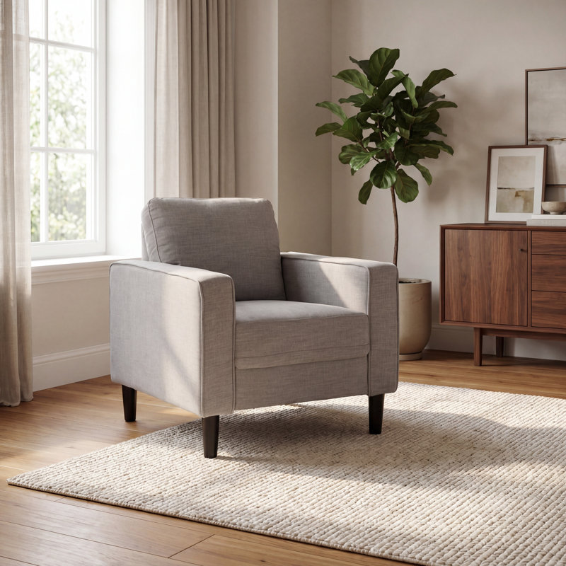 Fauteuil de 30,3 po de largeur, Gris clair