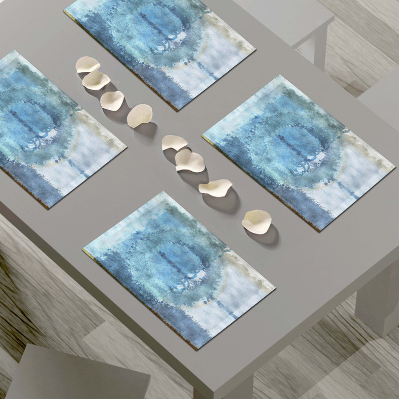 Polyester Abstract Rectangle Placemat