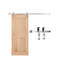 Ensemble de quincaillerie de porte de grange coulissante 8 pi pour porte de grange coulissante simple argent-112588164-112588163