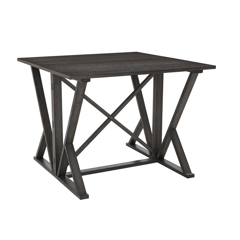 Karliyah Coggon Counter Height Extendable Drop Leaf Dining Table