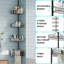 Metal Tension Bathroom Shelves