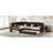 L-Shaped Platform Bed Twin Size With Trundle, Solid Wood Platform Bed With Storage Drawers And Shelves, No Spring Box Needed-1815552187