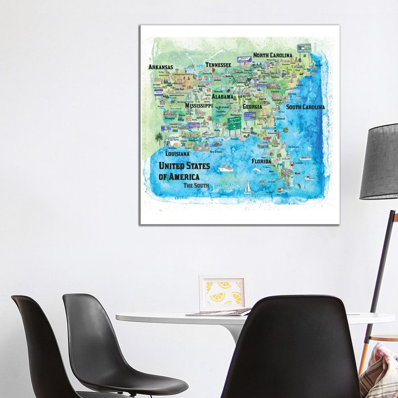 USA, Southern States Travel by Markus & Martina Bleichner - Wrapped Canvas Print, 93.98 cm H x 93.98 cm W x 3.175 cm D