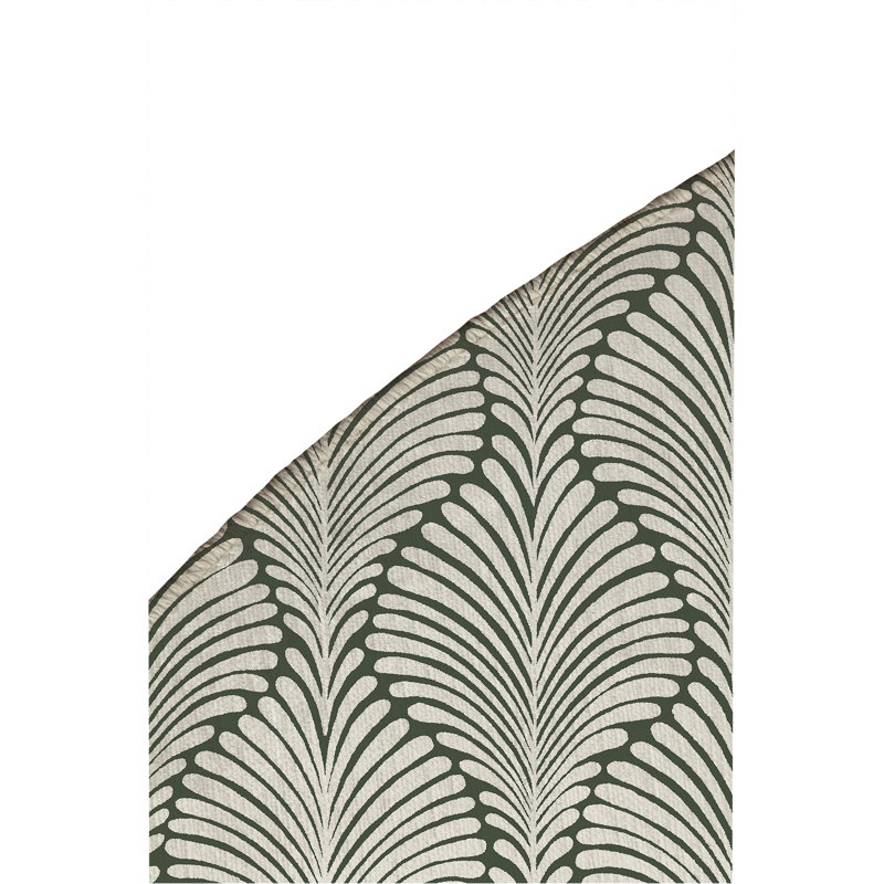 Tapis d'extérieur antidérapant Elegant Palms, Rond 5 pi