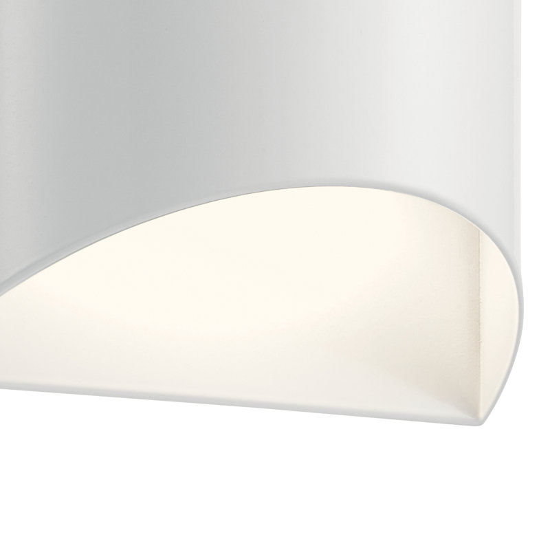Mur d'extérieur 2 lumières DEL Seval, Blanc