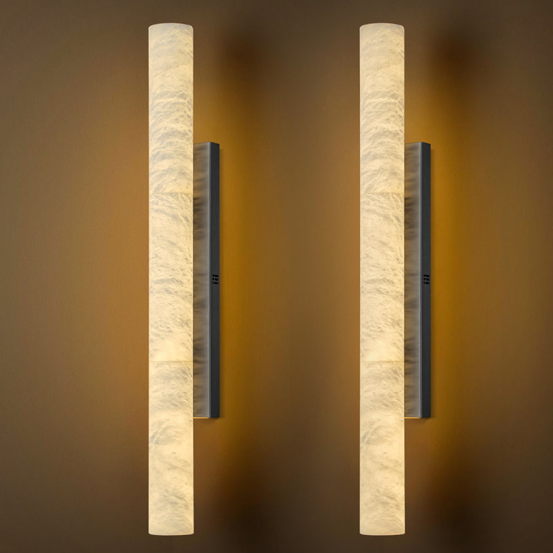 Castilla 2- Light Bathroom Wall Sconces Wallchiere With Bulbs, Matte Black