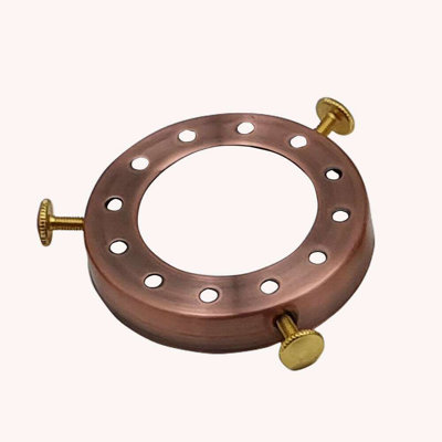 Toquerville Socket Lampshade Holder Top Collar Ring Adapter Lamp Base Solid Metal Separate Lighting Kit