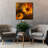 'Golden Gerbera 4' by Art Licensing Studio Canvas Wall Art