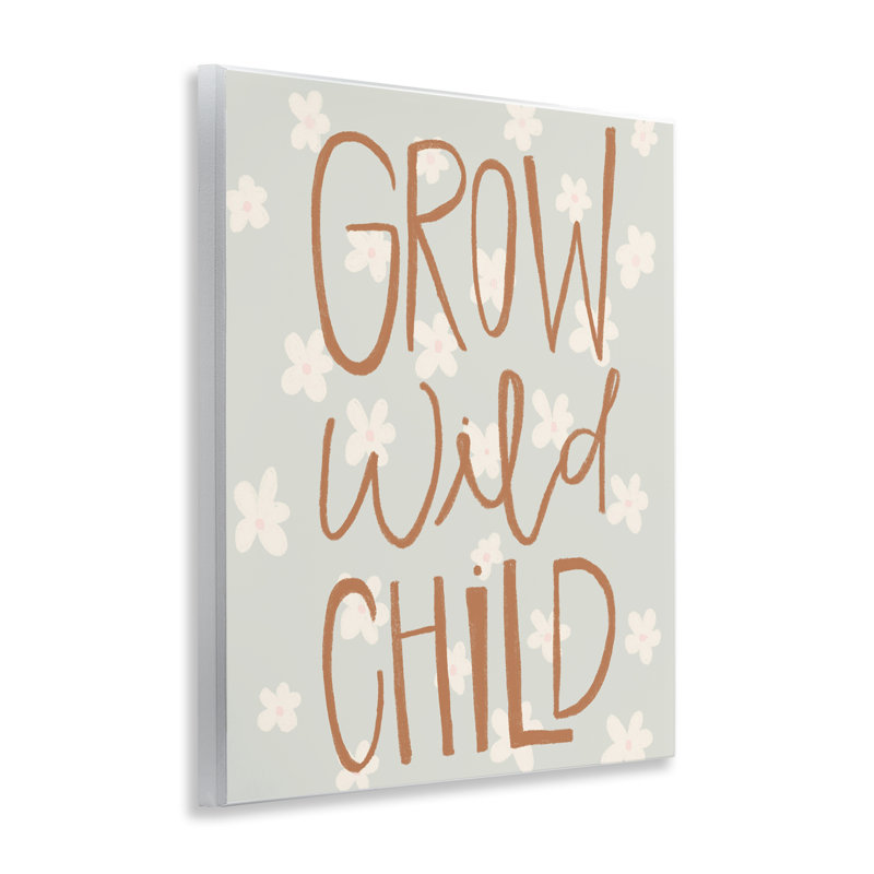 «Grow Wild Child Flowers», plaque murale par Katie Griggs