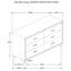 Commode rembourrée 6 tiroirs Luxury-156931123
