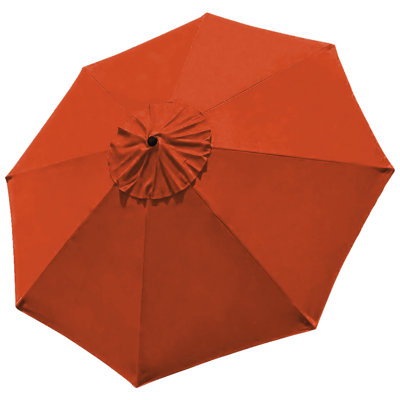 Housse pour parasol de terrasse en tissu 8 pièces Caeleb