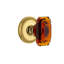 Grandeur Newport Rosette Double Dummy with Baguette Crystal Door Knob-1751927804