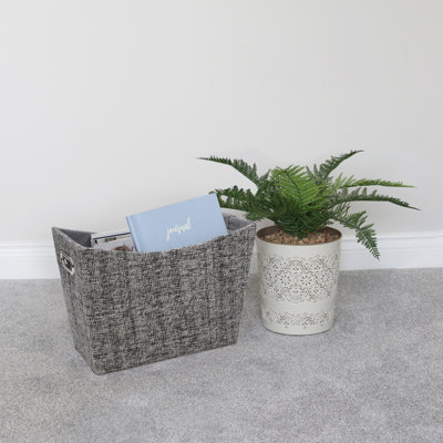 JVL Fabric Decorative Basket