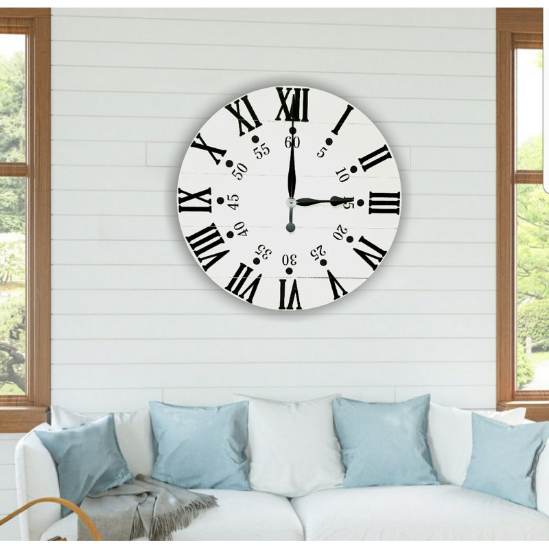 Athema Wood Wall Clock, Large
