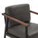 Atik Upholstered Counter Stool with Metal Frame