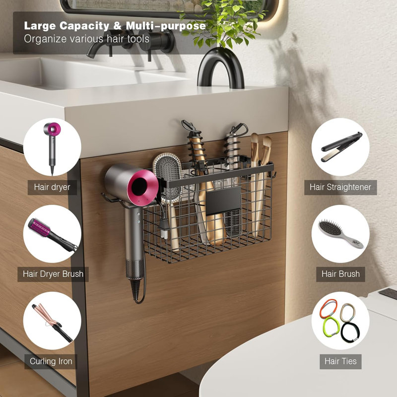 Hair Tools Hair Blow Dryer Holder Cabinet Hair Tool Stand Hair