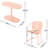Coral Bistro Furniture - Iron Construction Elegant Garden Table Made For Outdoor