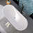 69'' x 29.5'' Freestanding Soaking Solid Surface Bathtub with Center Drain in White