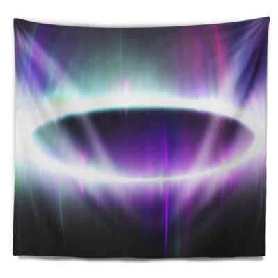 Tapisserie abstraite magnifique northern lights