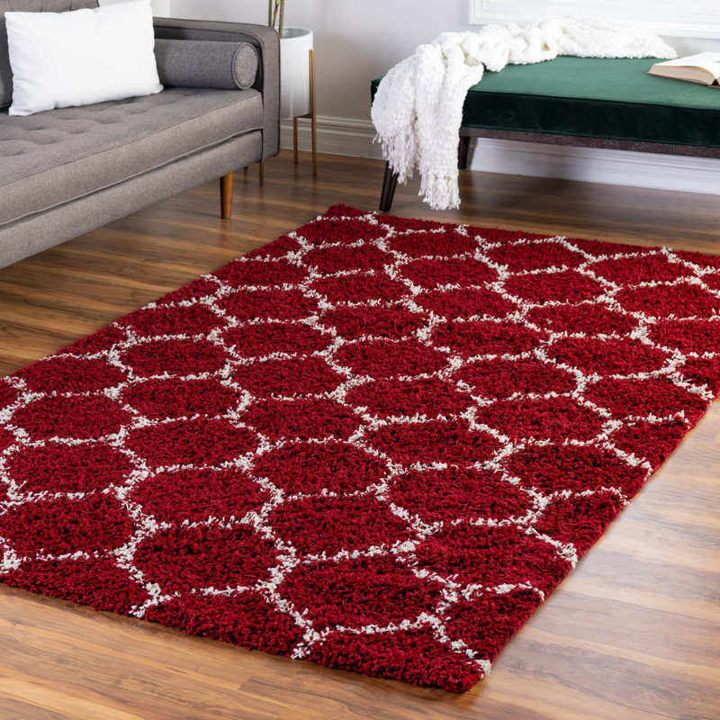 Geometric Indoor Rug, Rectangle 10'8" x 14'